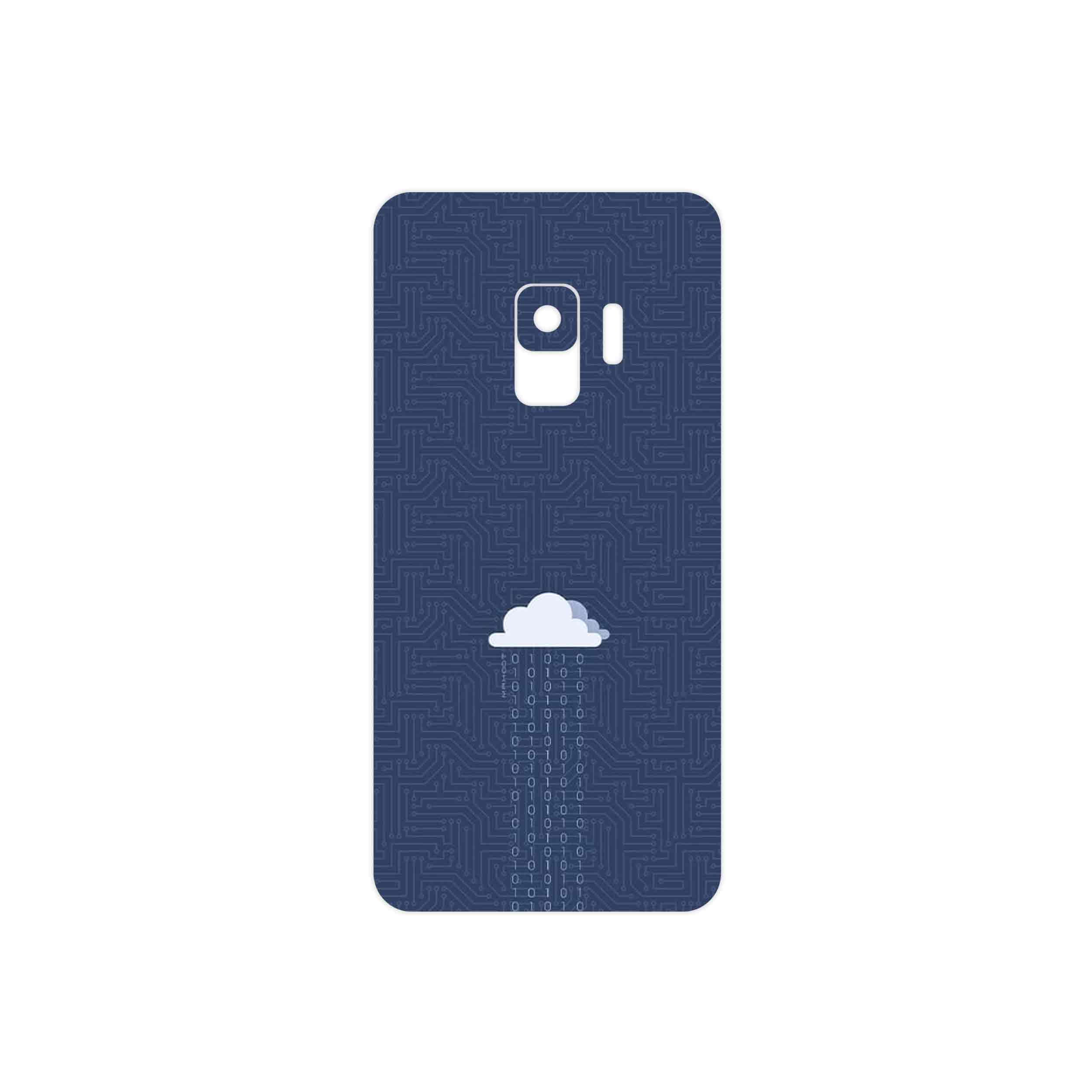 برچسب پوششی ماهوت مدل Minimal Data Cloud مناسب برای گوشی موبایل سامسونگ Galaxy S9