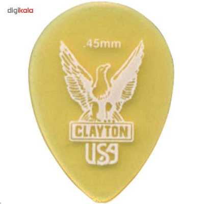 پیک گیتار الکتریک کلایتون مدل Ultem 0.45 mm طرح اشکی