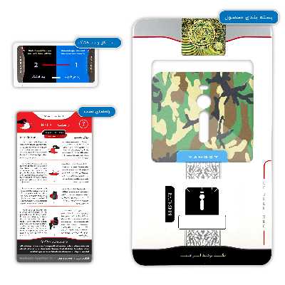 برچسب پوششی ماهوت مدل Army-Green1-Pattern مناسب برای گوشی موبایل ایسوس Zenfone 2