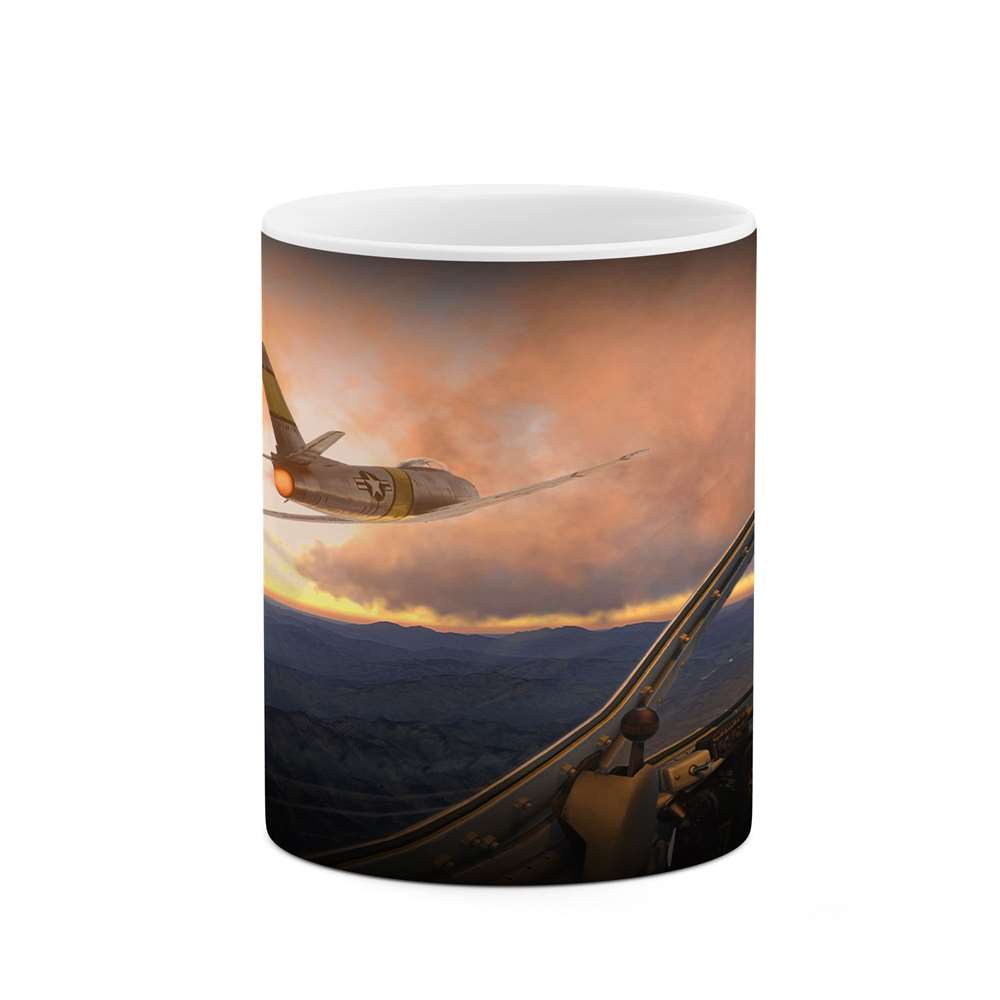 ماگ طرح هواپیمای جنگنده مدل mgs10658