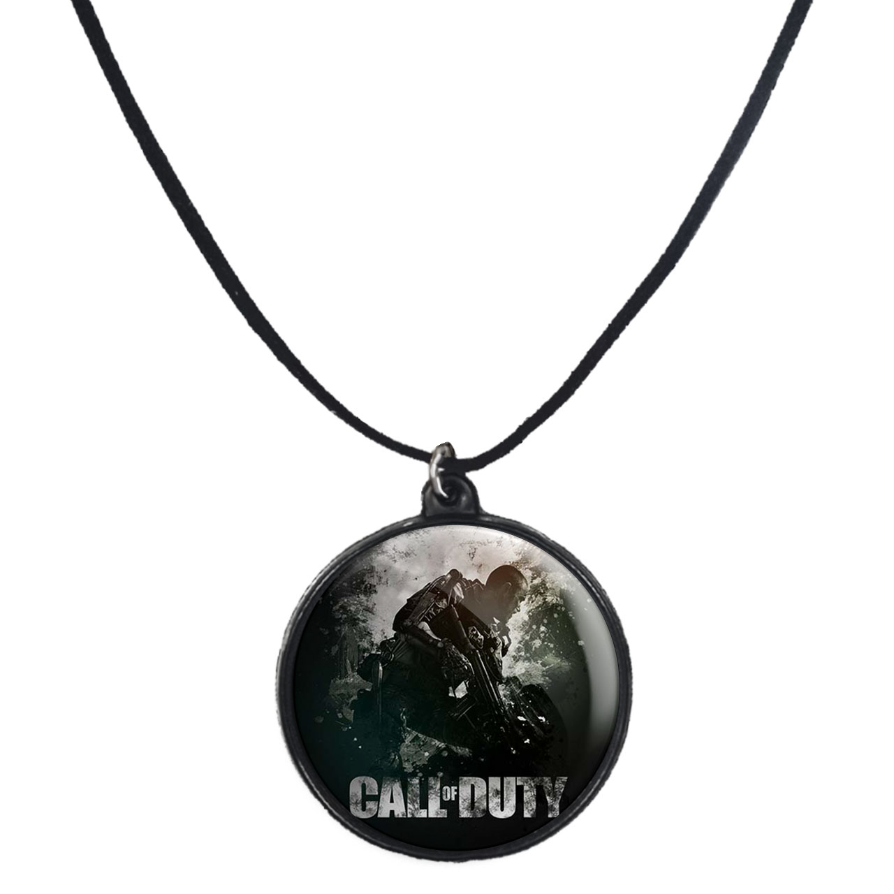 گردنبند پرمانه طرح call of duty کد pmb.7532 مدل دو طرفه