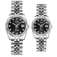 ست ساعت مچی عقربه ای زنانه و مردانه  مدل ro-179174-datejust

