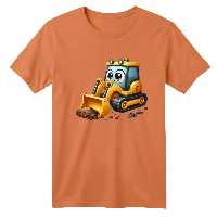 تی شرت آستین کوتاه بچگانه مدل لودر رنگ گلبهی