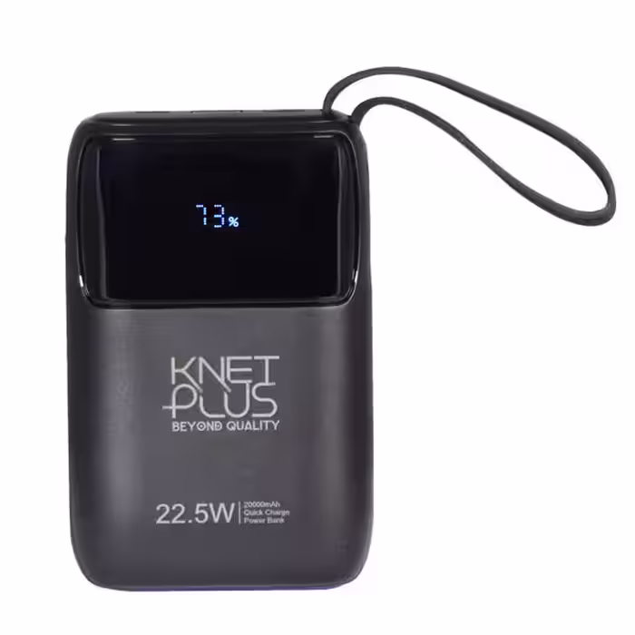 پاوربانک کی نت پلاس مدل KP-PB20000P42 ظرفیت 20000 میلی آمپر ساعت | کالا مکس