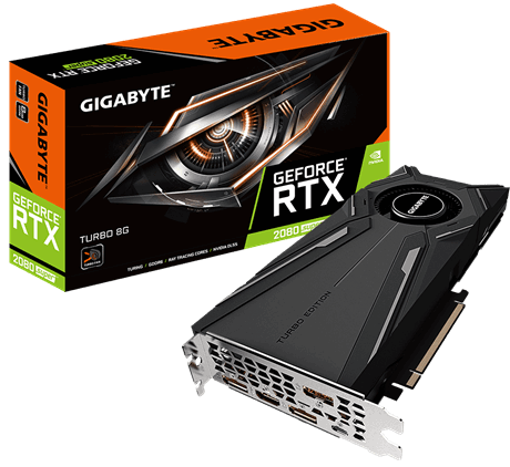 کارت گرافیک گیگابایت مدل GeForce® RTX 2080 SUPER TURBO با حافظه 8 گیگابایت