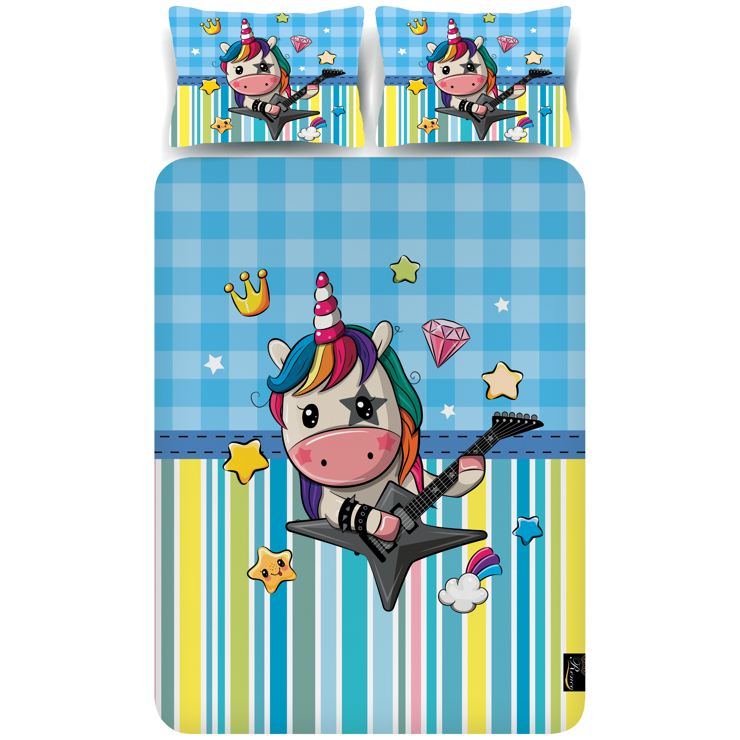 سرویس ملحفه 3 تکه رنس مدل BB1-10618