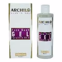 ژل شستشو صورت آرچیلو مناسب پوست حساس حجم 250mL