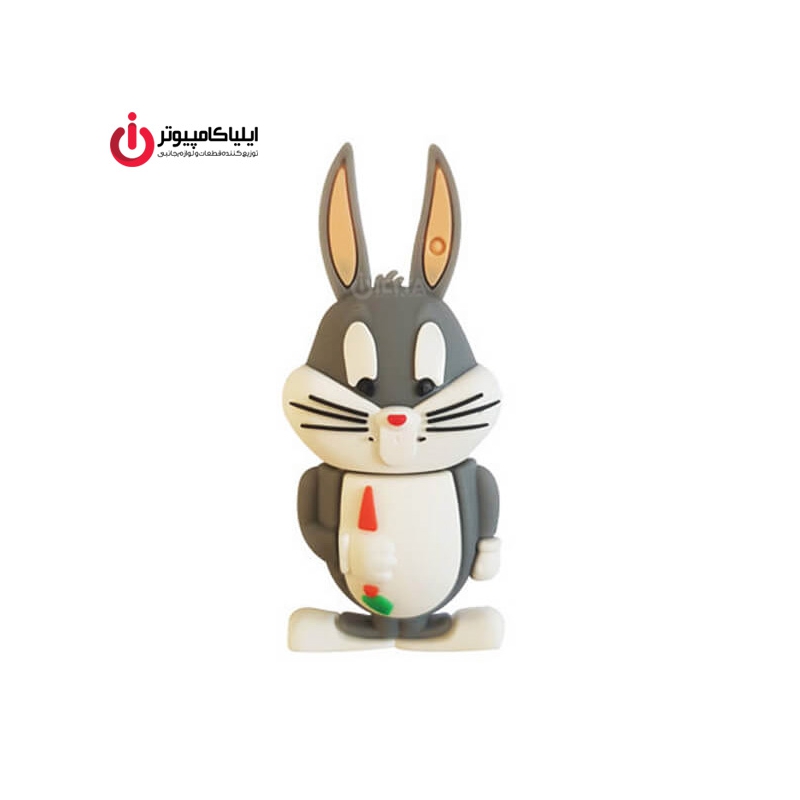 فلش مموری عروسکی کینگ فست مدل RO-19 طرح Rabbit ظرفیت 32 گیگابایت