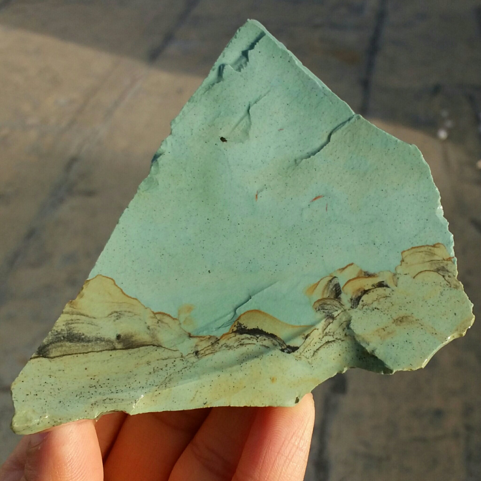 سنگ راف جاسپر منظره بسیار کمیاب 100 در 100 طبیعی شاهکار خلقت
تصویر از 3 طرف نمونه با قابلیت ساخت چند نگین قیمتی کد 9032