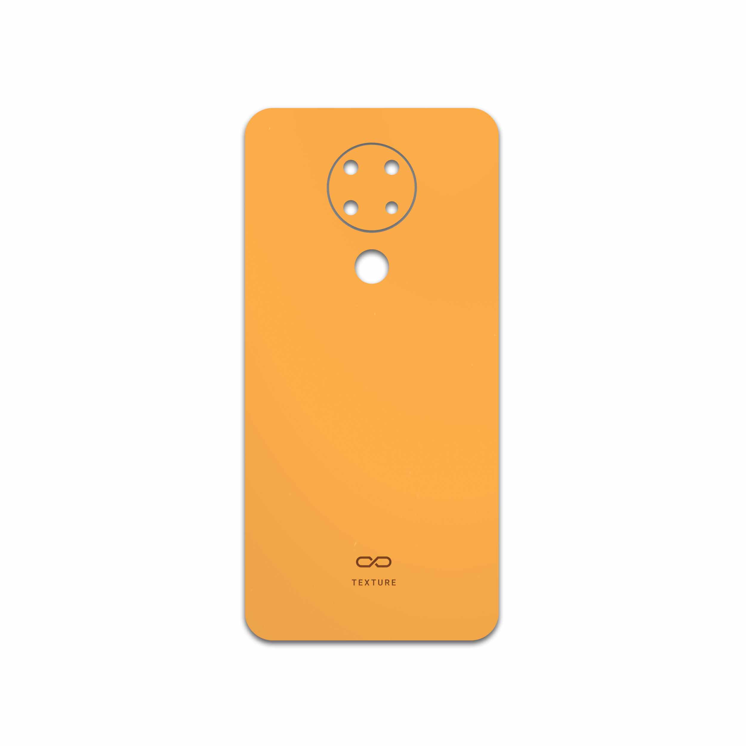 برچسب پوششی ماهوت مدل Matte-Orange مناسب برای گوشی موبایل نوکیا 3.4