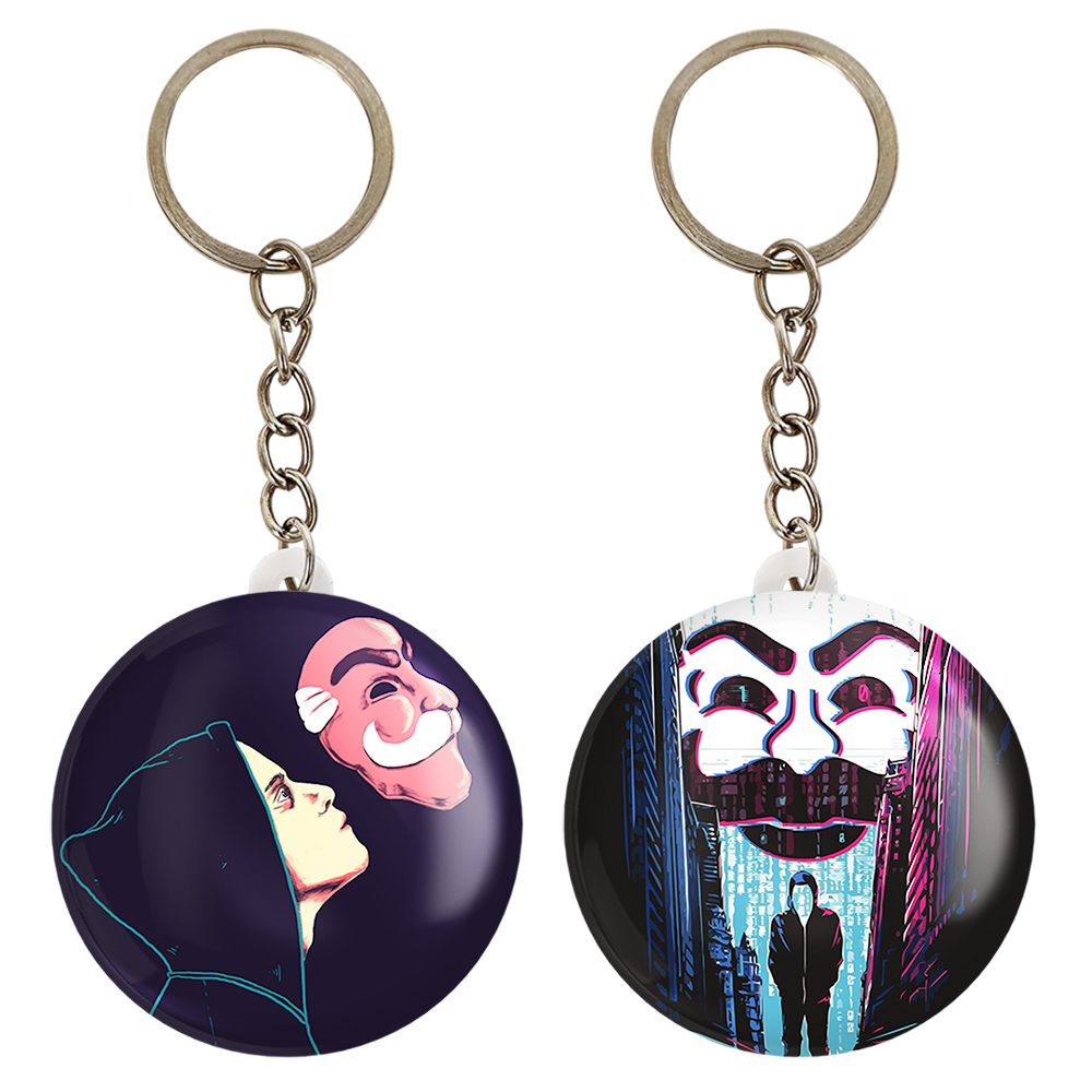 جاکلیدی خندالو مدل الیوت الدرسون سریال آقای ربات Mr.Robot کد 1023310235 مجموعه 2 عددی