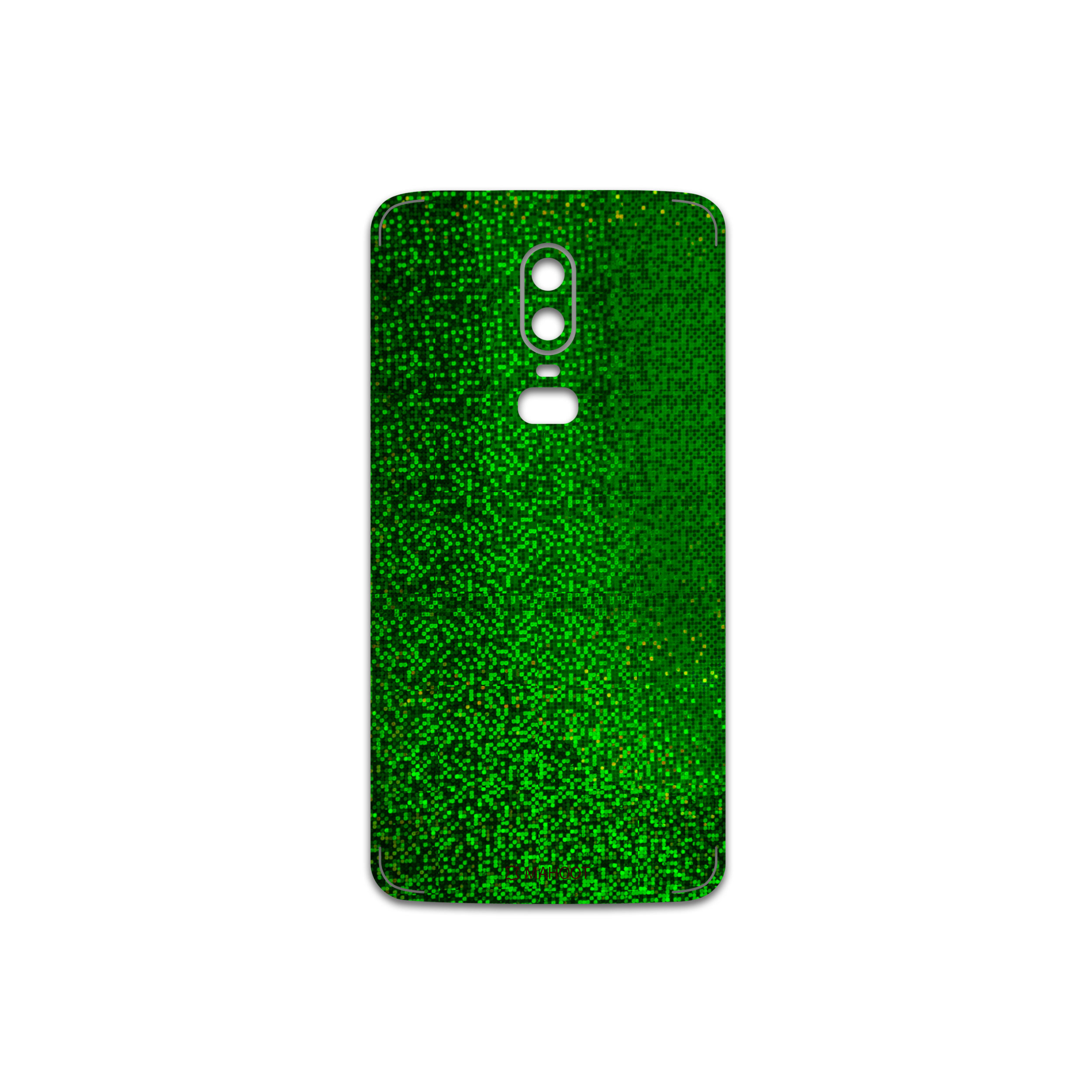 برچسب پوششی ماهوت مدل Green-Holographic مناسب برای گوشی موبایل وان پلاس 6