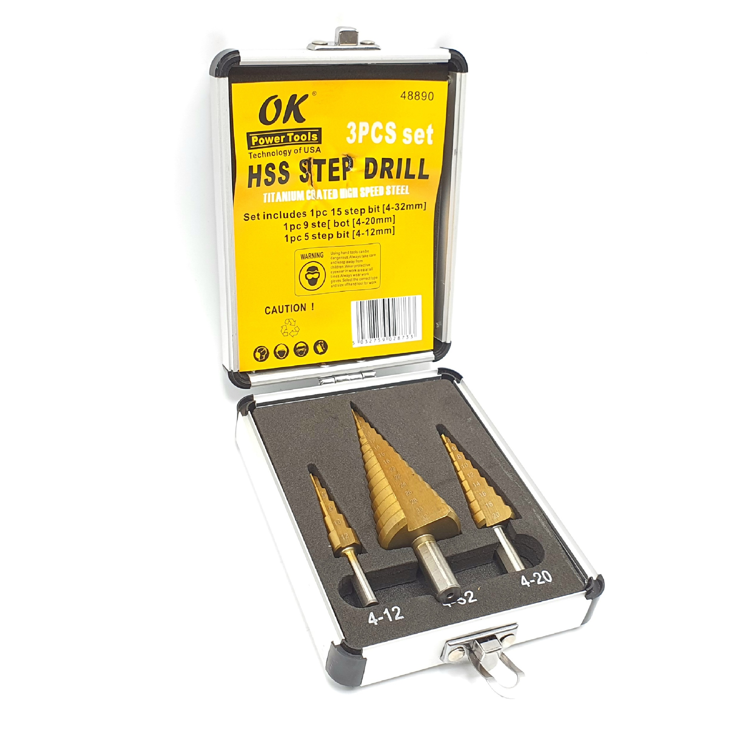 مته کاجی اوکی مدل POWER_TOOLS مجموعه 3 عددی