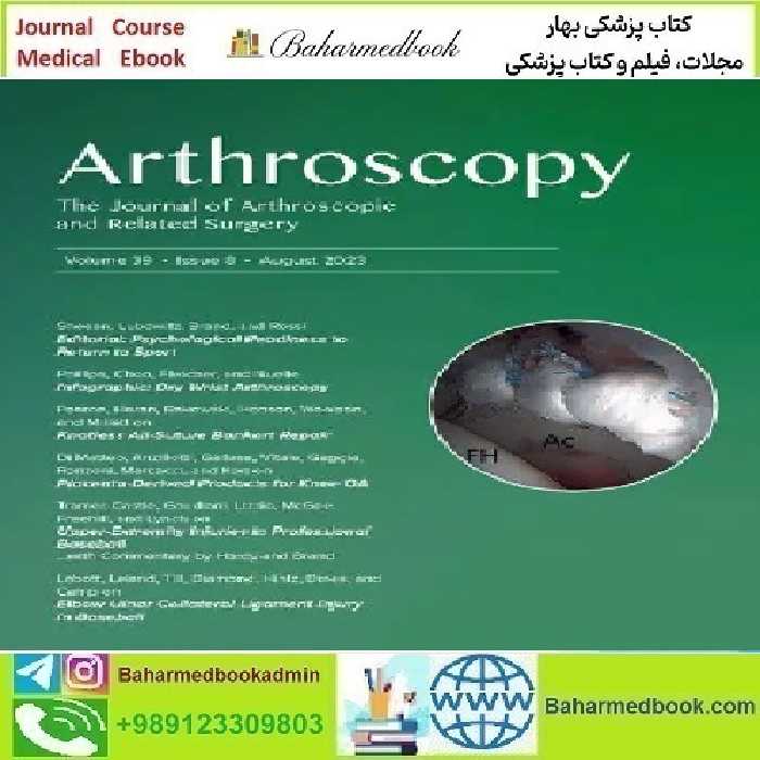 Arthroscopy The Journal of Arthroscopic &amp; Related Surgery Volume