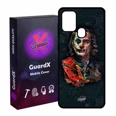 کاور گارد ایکس طرح Joker مدل Glass10155 مناسب برای گوشی موبایل سامسونگ Galaxy A21s