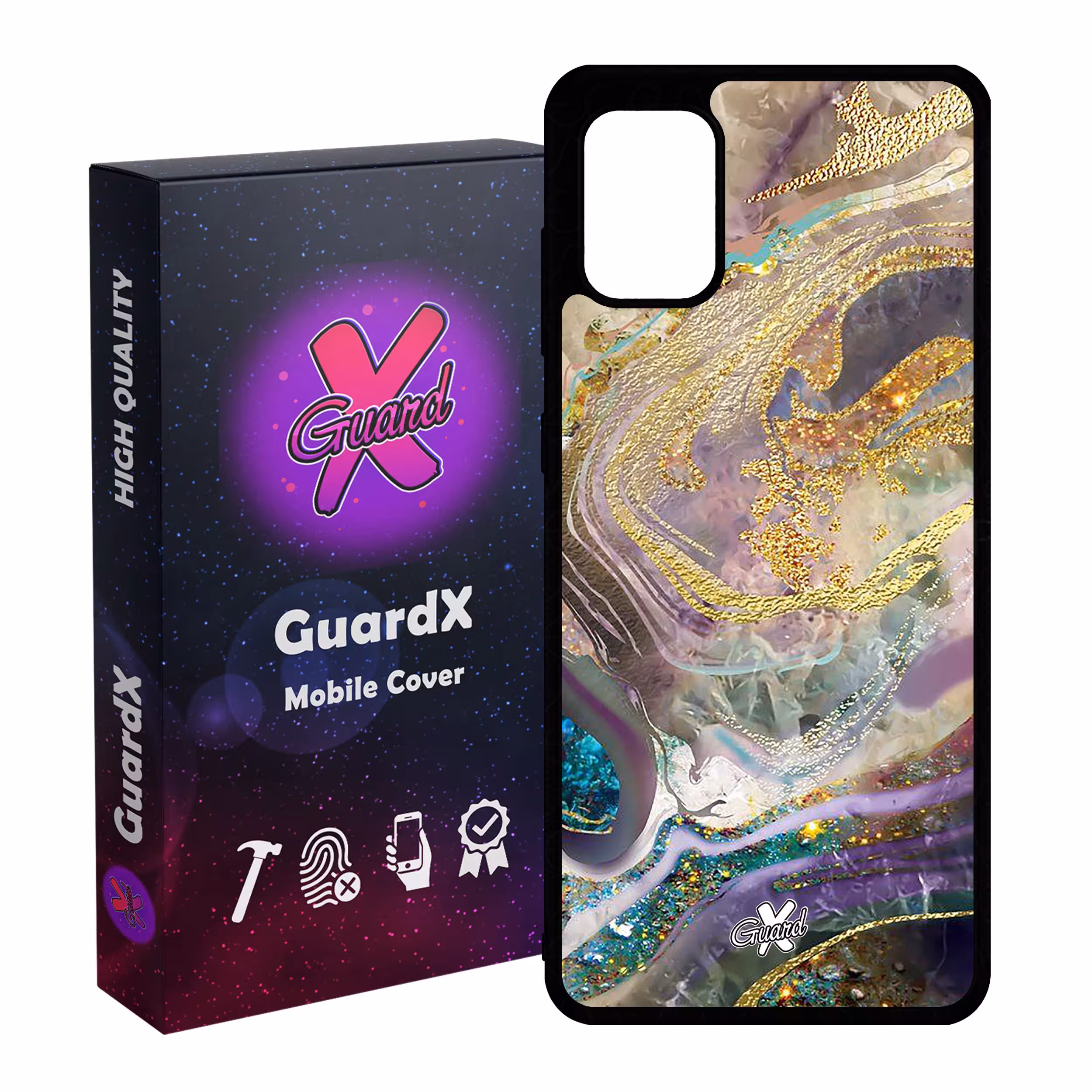 کاور گارد ایکس طرح ماربل مدل Glass10295 مناسب برای گوشی موبایل سامسونگ Galaxy A31