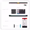 برچسب پوششی ماهوت مدل Piano-Instrument مناسب برای تبلت سامسونگ Galaxy Tab A 10.1 2016 T580
