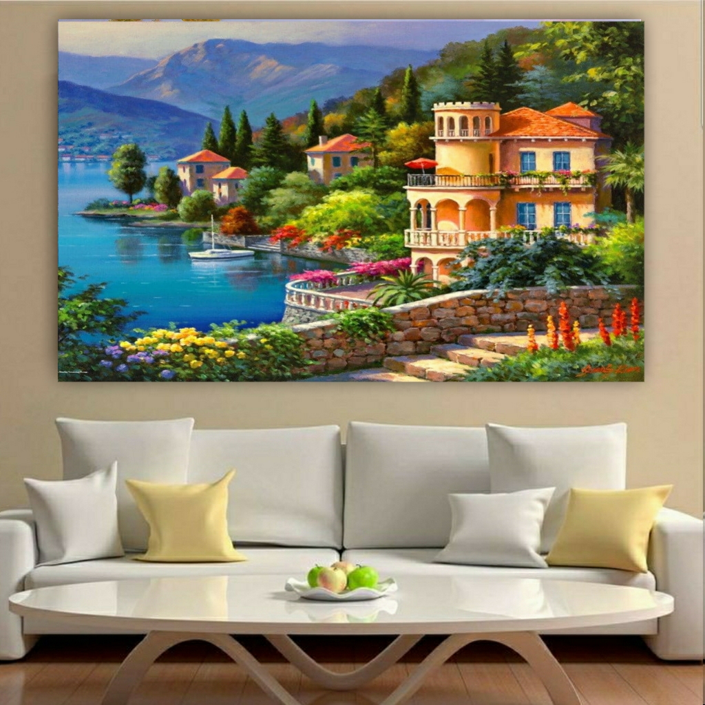  تابلو بوم طرح طبیعت مدل PO108