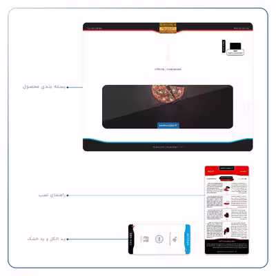 برچسب پوششی ماهوت مدل Pizza مناسب برای تبلت اپل iPad Pro 9.7 2016 A1673
