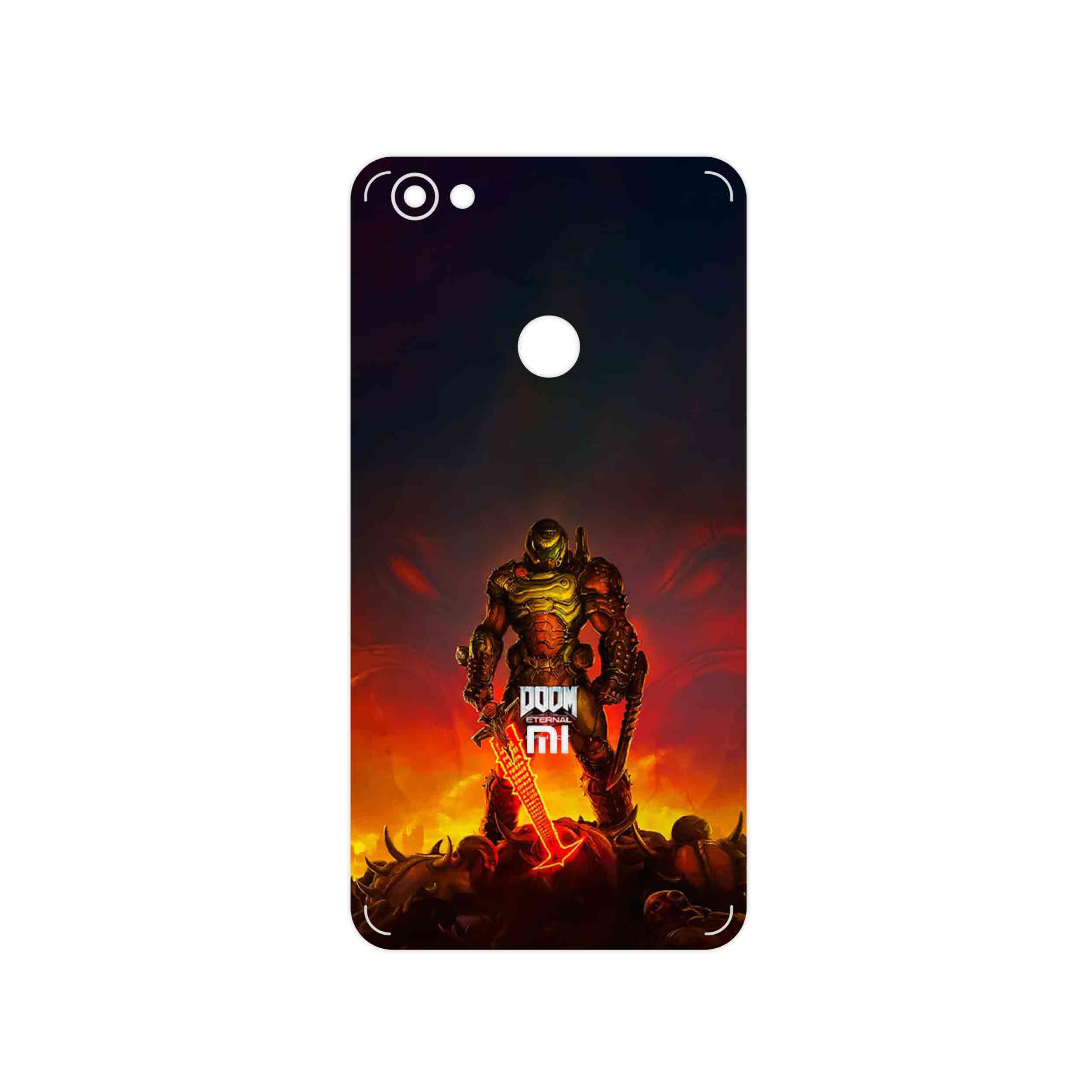 برچسب پوششی ماهوت مدل DOOM Game Series مناسب برای گوشی موبایل شیائومی Redmi Note 5A Prime