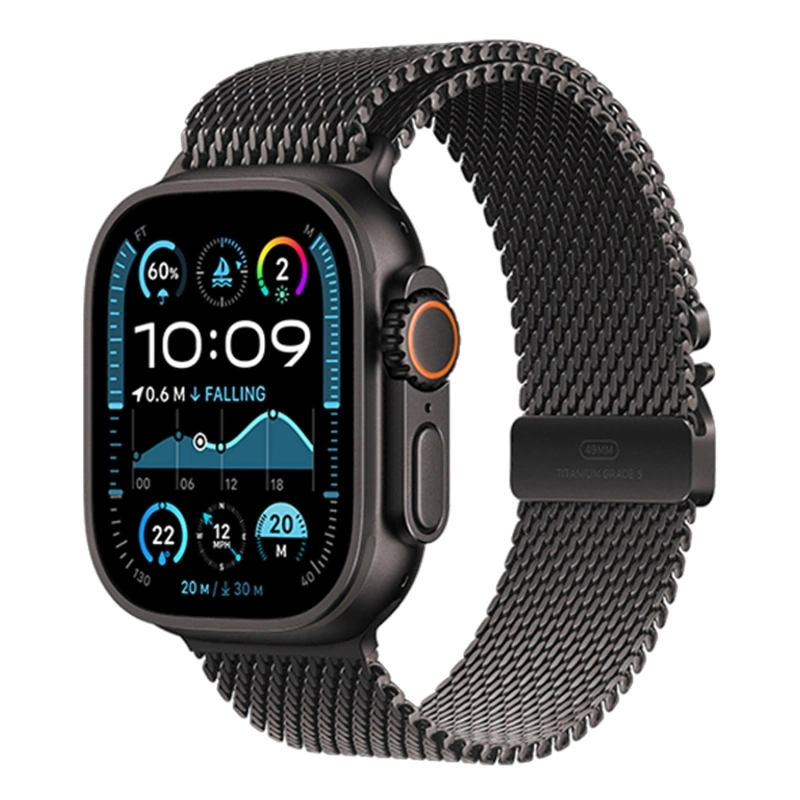 اپل واچ اولترا 2 سایز 49 میلی متری 2024 بند تیتانیوم