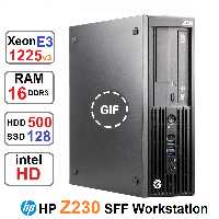 مینی کیس HP Z230 WorkStation Xeon E3 1225 رم16و128