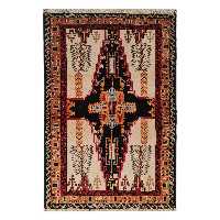 فرش دستبافت یک ونیم متری کد 9632