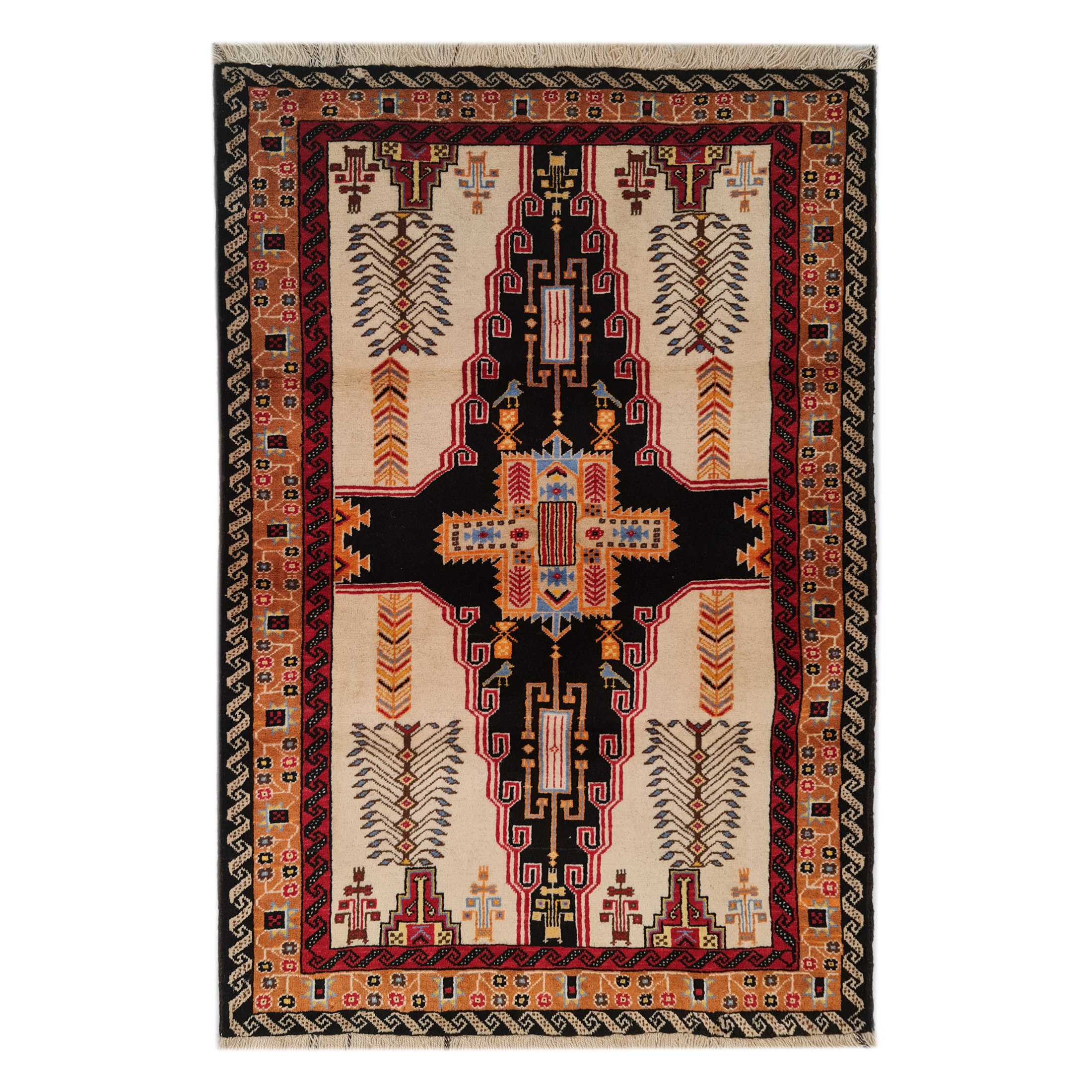 فرش دستبافت یک ونیم متری کد 9632