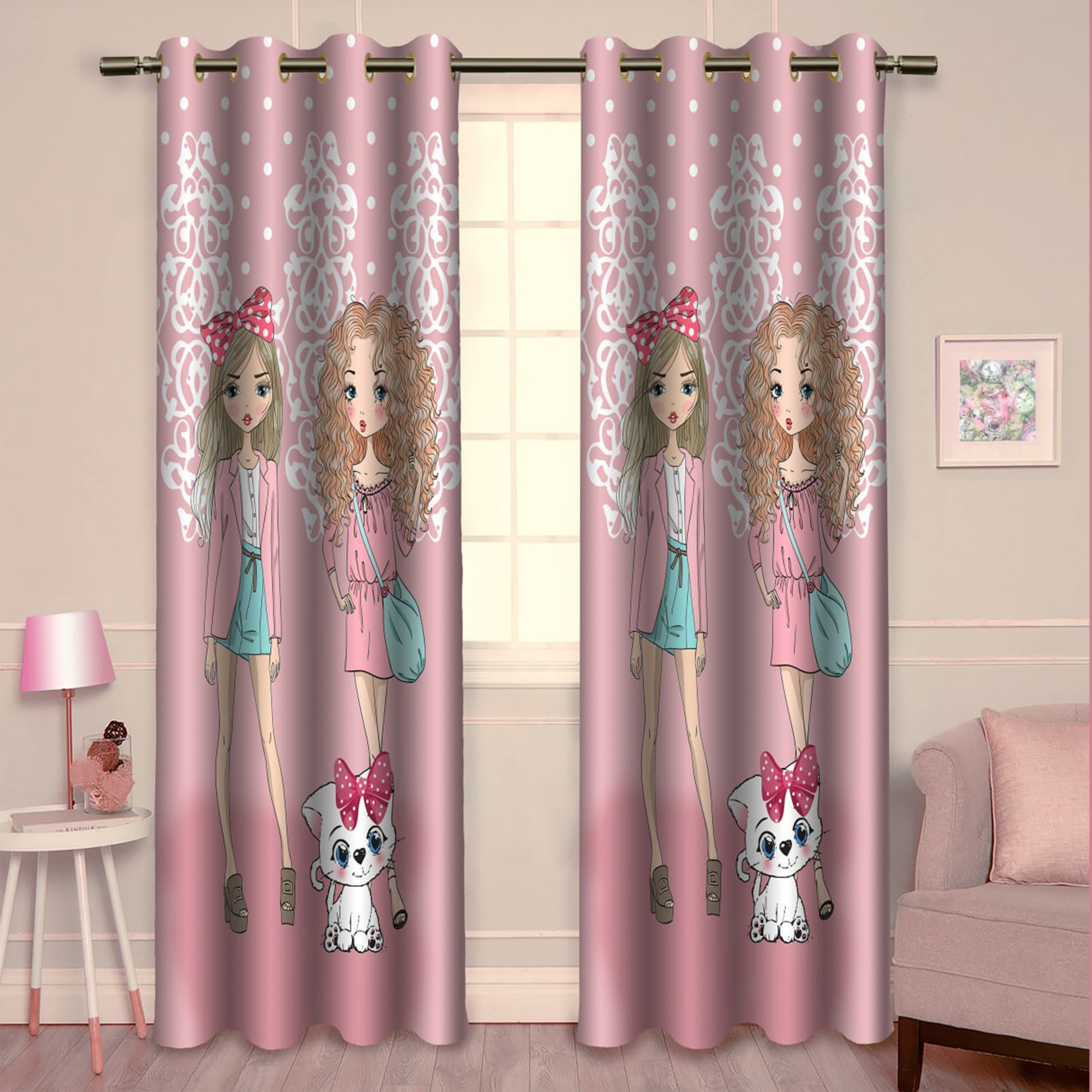 پرده مدل 3010 سایز 140x280 سانتی متر 