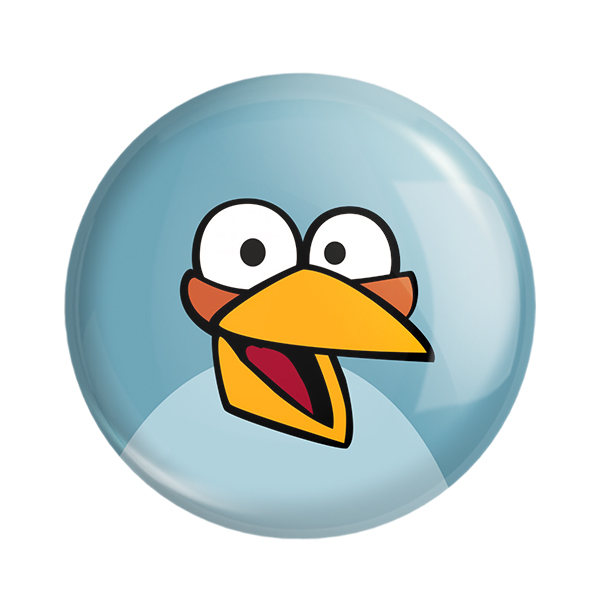 پیکسل خندالو مدل پرندگان خشمگین آبی کد 13855