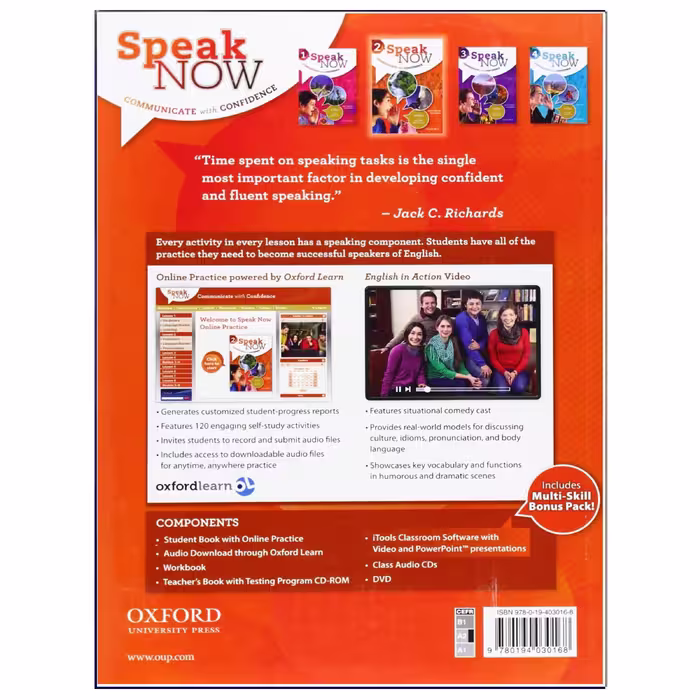 کتاب Speak Now 2 اثر Jack C. Richards and David Bohlke انتشارات هدف نوین