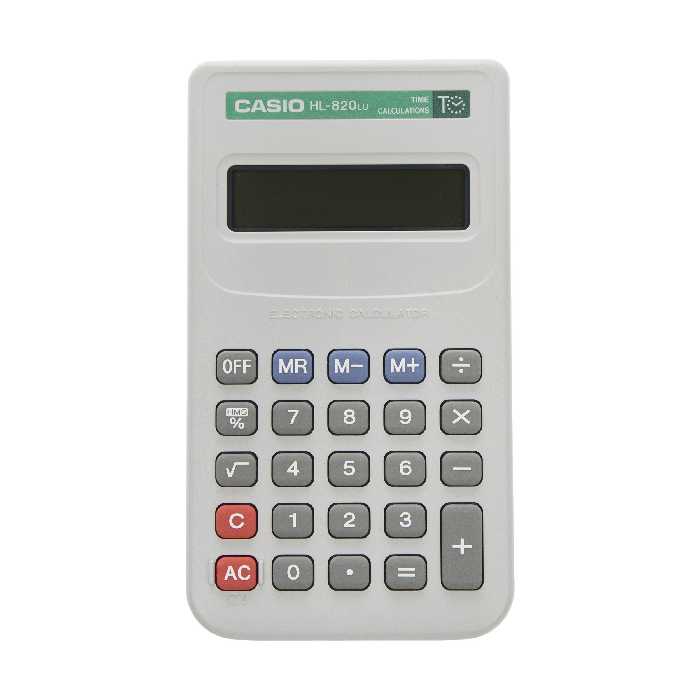 ماشین حساب کاسیو مدل HL-820LU
