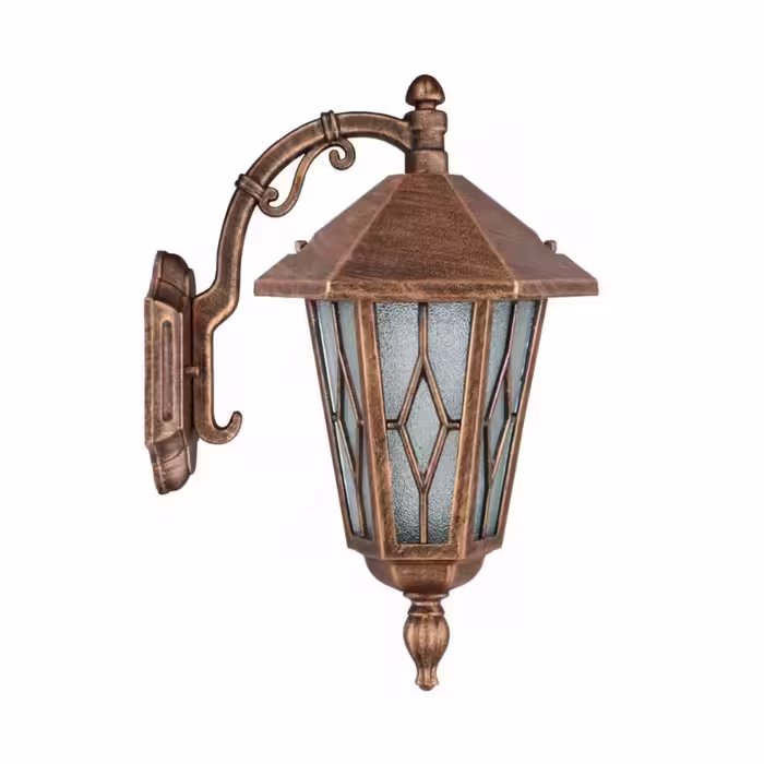 چراغ دیواری حیاطی و پارکی تکشیدفام مدل ویکتور کد 7601-15
