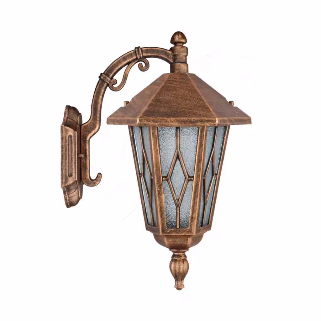 چراغ دیواری حیاطی و پارکی تکشیدفام مدل ویکتور کد 7601-15