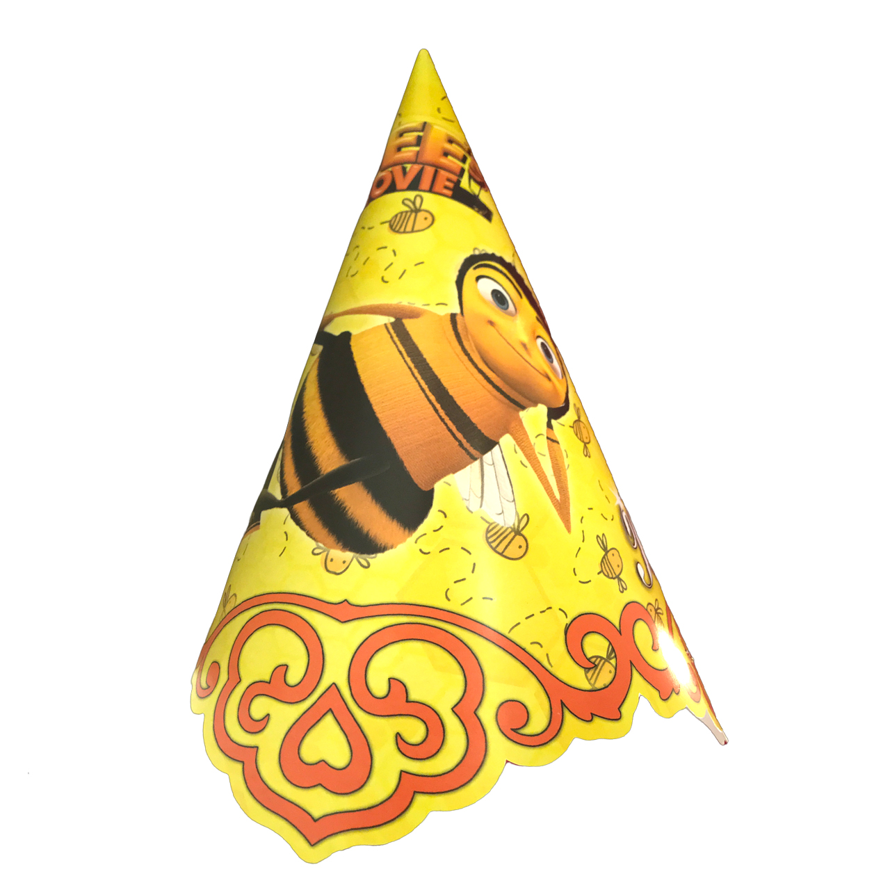 کلاه تولد مستر تم طرح زنبور بسته 4 عددی