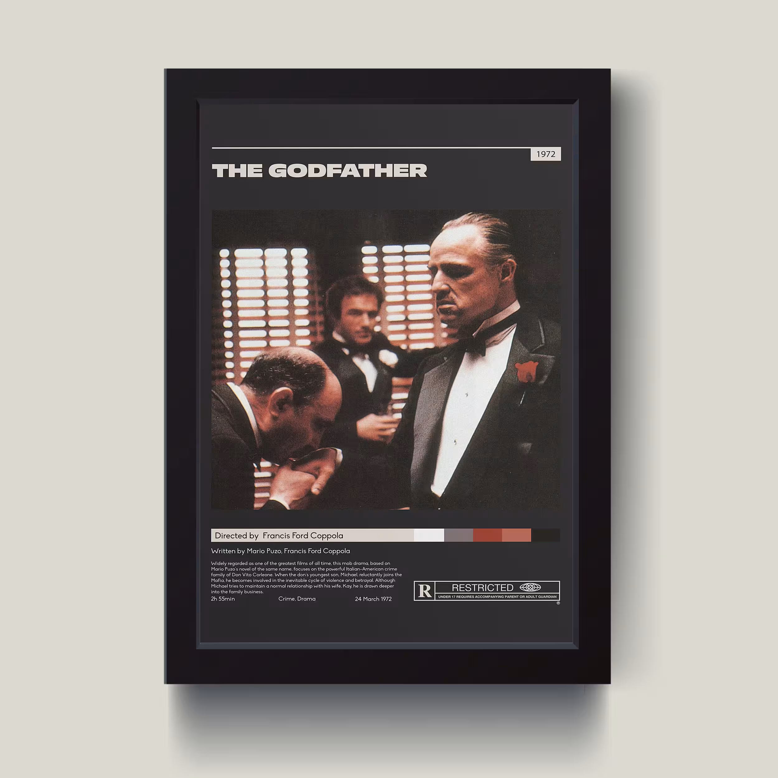 تابلو مدل The godfather پدرخوانده کد M1407-b