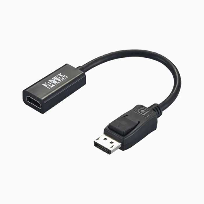 تبدیل DisplayPort به HDMI کی نت پلاس مدل KP-CODPHD02 طول 0.2 متر