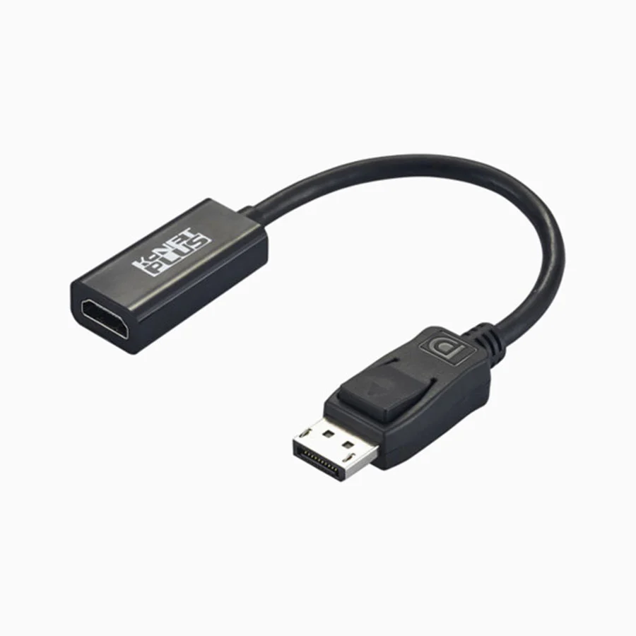 تبدیل DisplayPort به HDMI کی نت پلاس مدل KP-CODPHD02 طول 0.2 متر