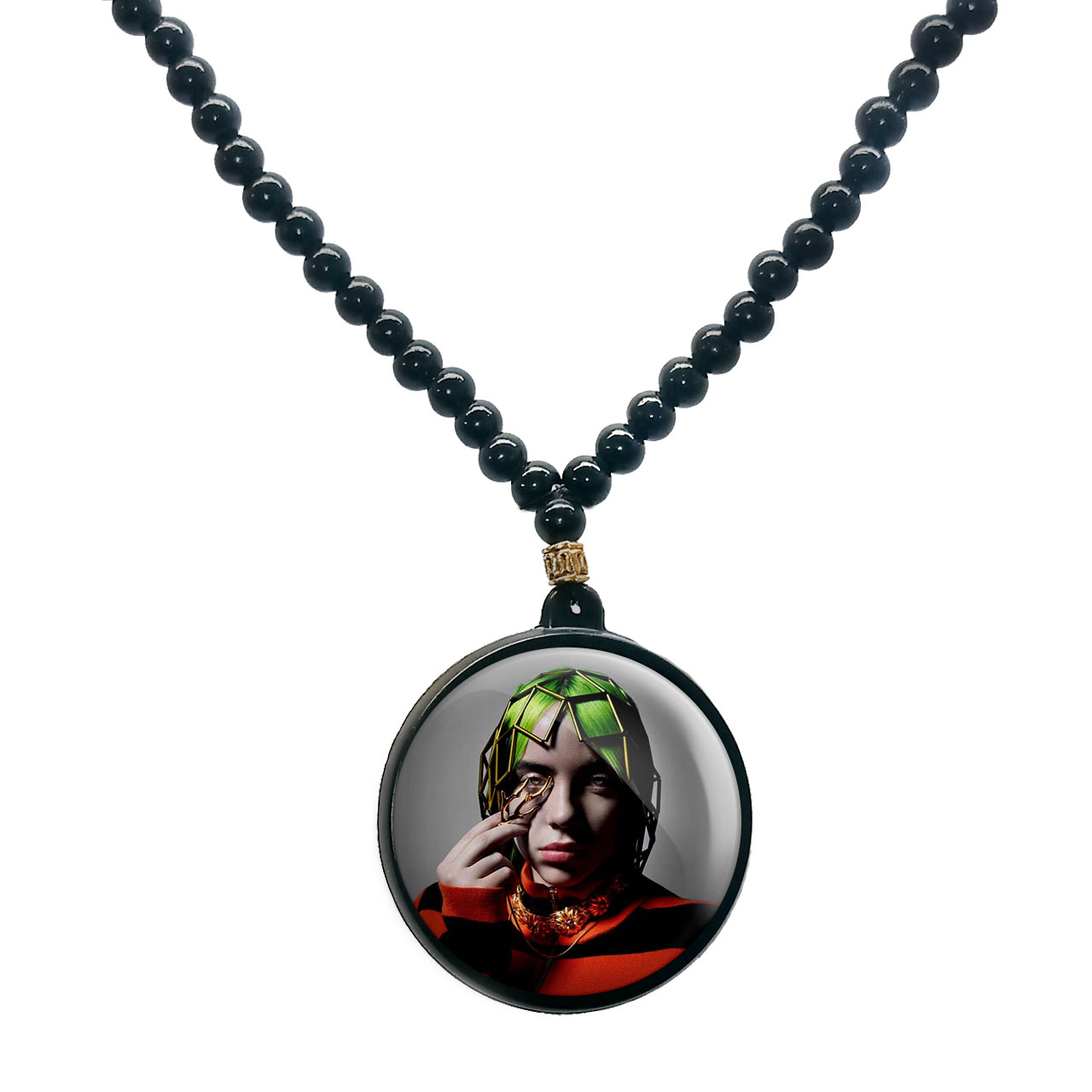 گردنبند پرمانه طرح بیلی آیلیش کد pmd.84 مدل دو طرفه