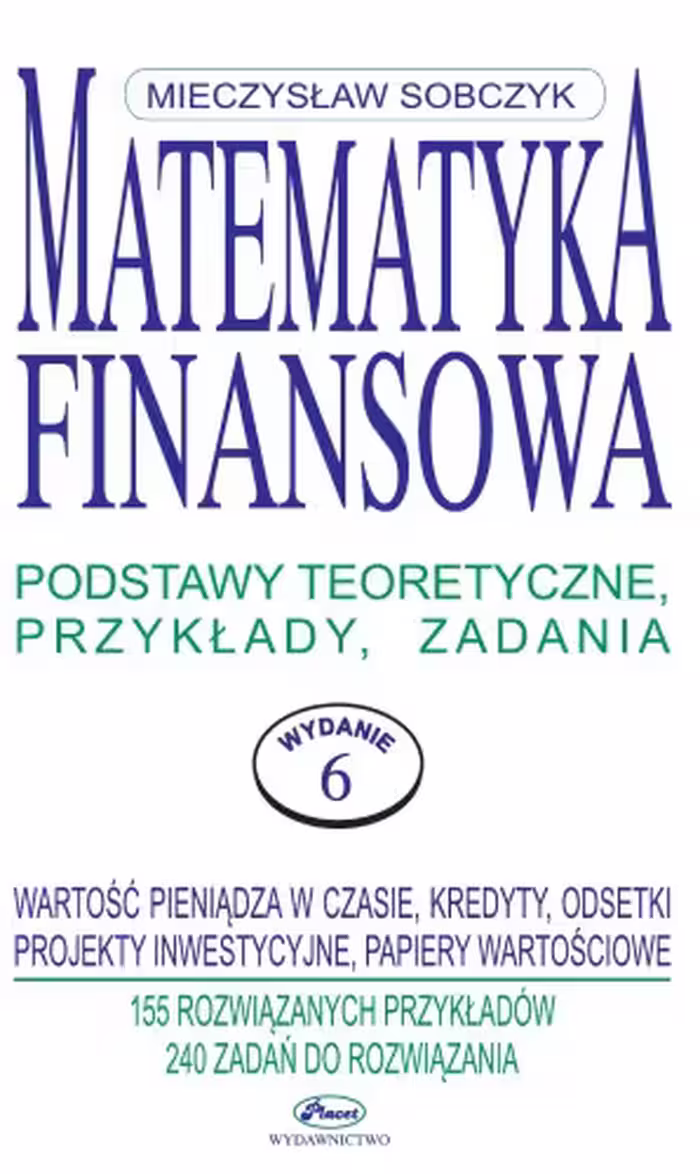 خرید و دانلود نسخه کامل کتاب Matematyka Finansowa