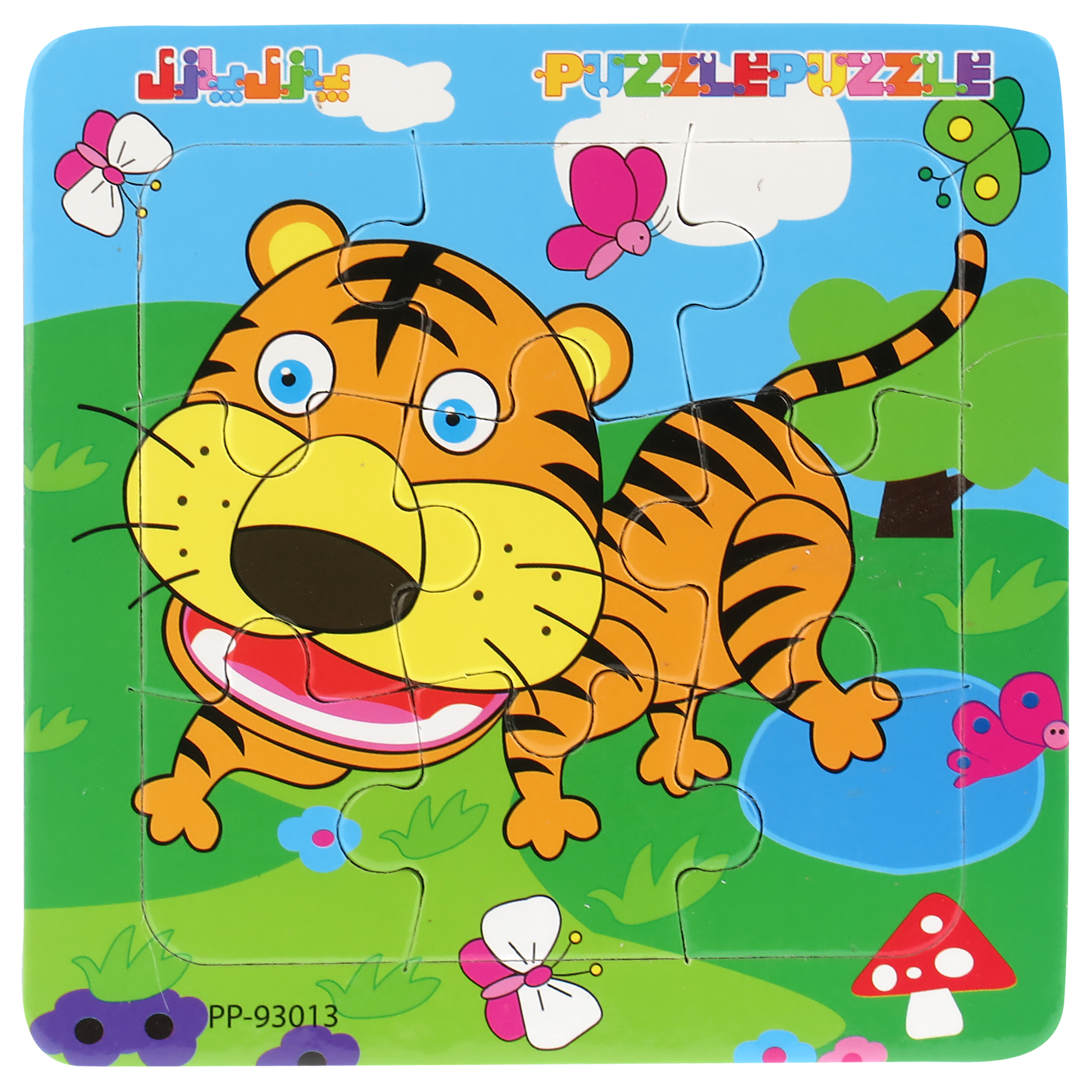 پازل 9 تکه پازل پازل مدل یوزپلنگ