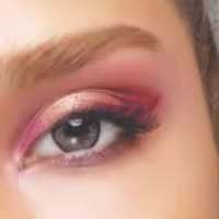 لنز چشم طبی رنگی سالانهrainbowمدلgray2( tone206)رنگ طوسی تیره دور مشکی