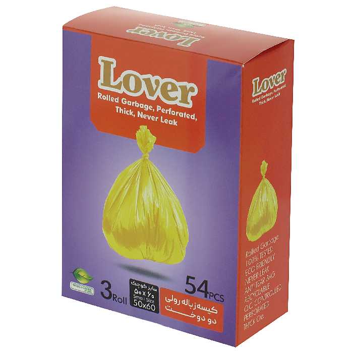  کیسه زباله لاور  مدل 0004 جعبه ایی بسته 54 عددی