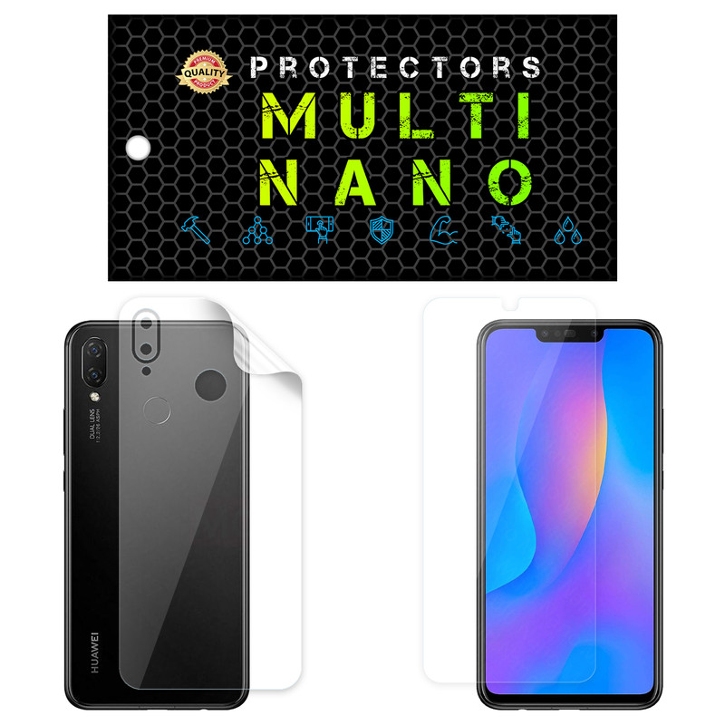 محافظ صفحه نمایش مولتی نانو مدل X-SFT مناسب برای گوشی موبایل هوآوی P Smart Plus به همراه محافظ پشت | کالا برتری