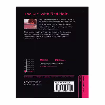 کتاب Oxford Bookworms The Girl With Red Hair اثر Christine Lindop انتشارات الوندپویان