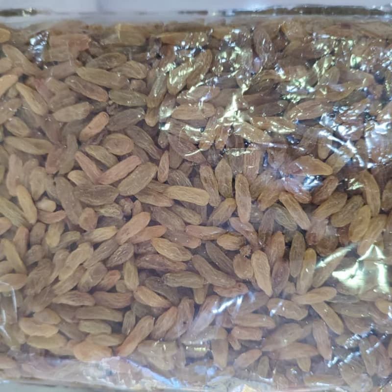 کشمش سبز ممتاز قلمی بسته 1000 گرمی خوش طعم و باکیفیت