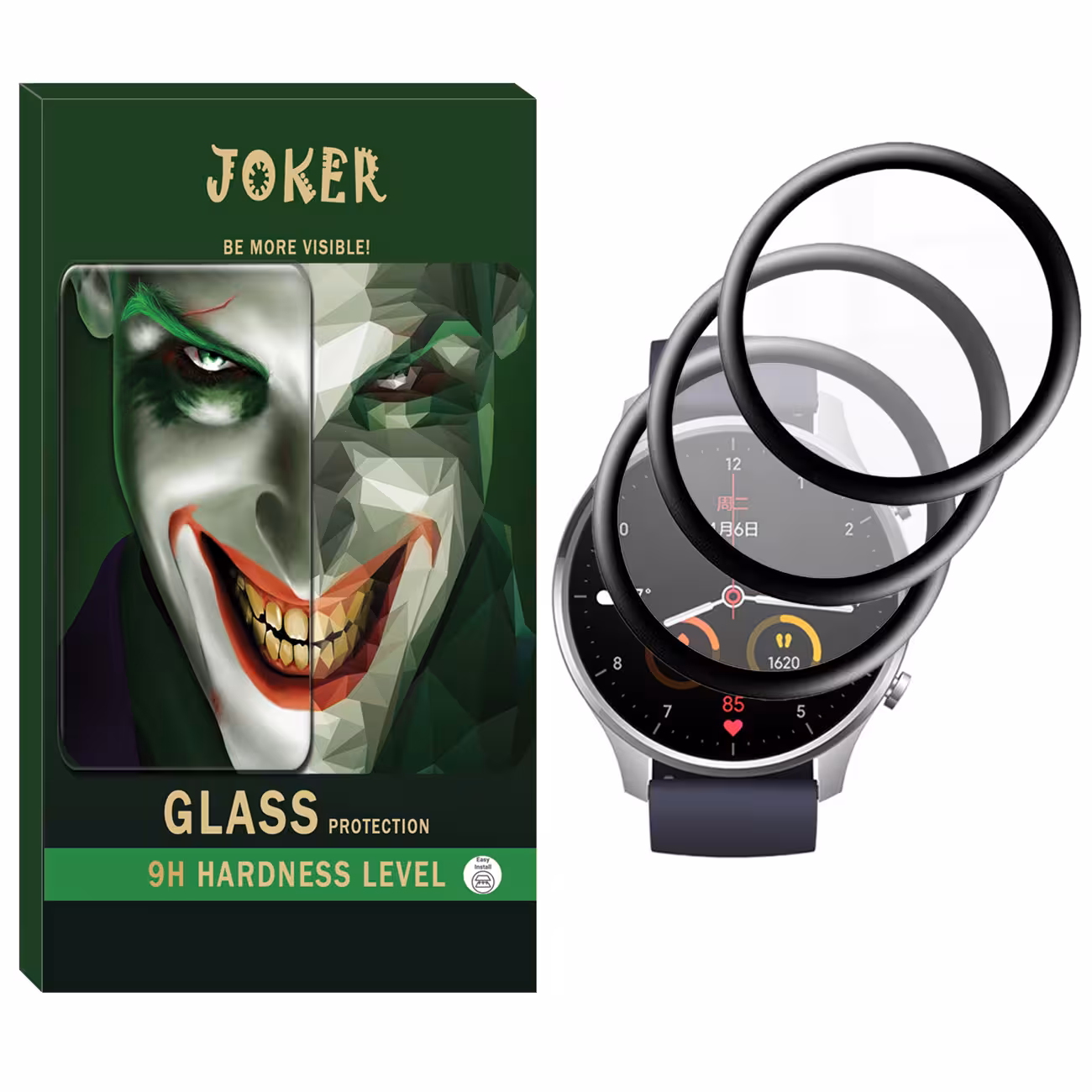 محافظ صفحه نمایش نانو جوکر مدل NJK مناسب برای ساعت هوشمند شیائومی Mi Watch Color Sport بسته سه عددی