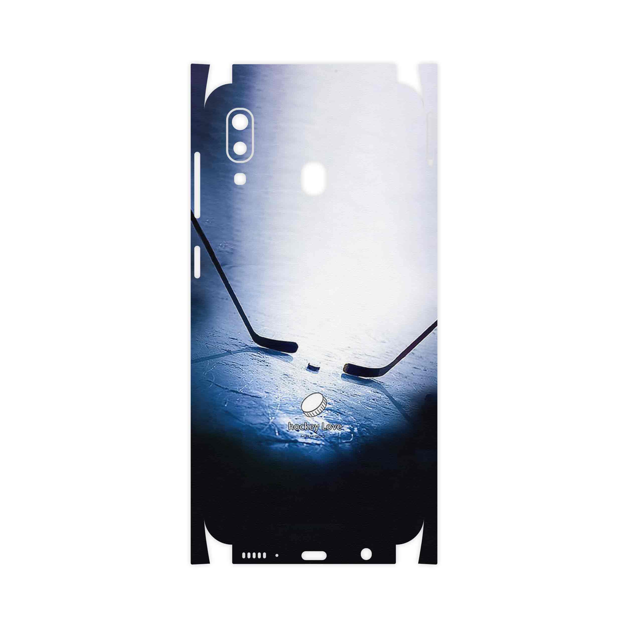 برچسب پوششی ماهوت مدل Ice hockey-FullSkin مناسب برای گوشی موبایل سامسونگ Galaxy A20