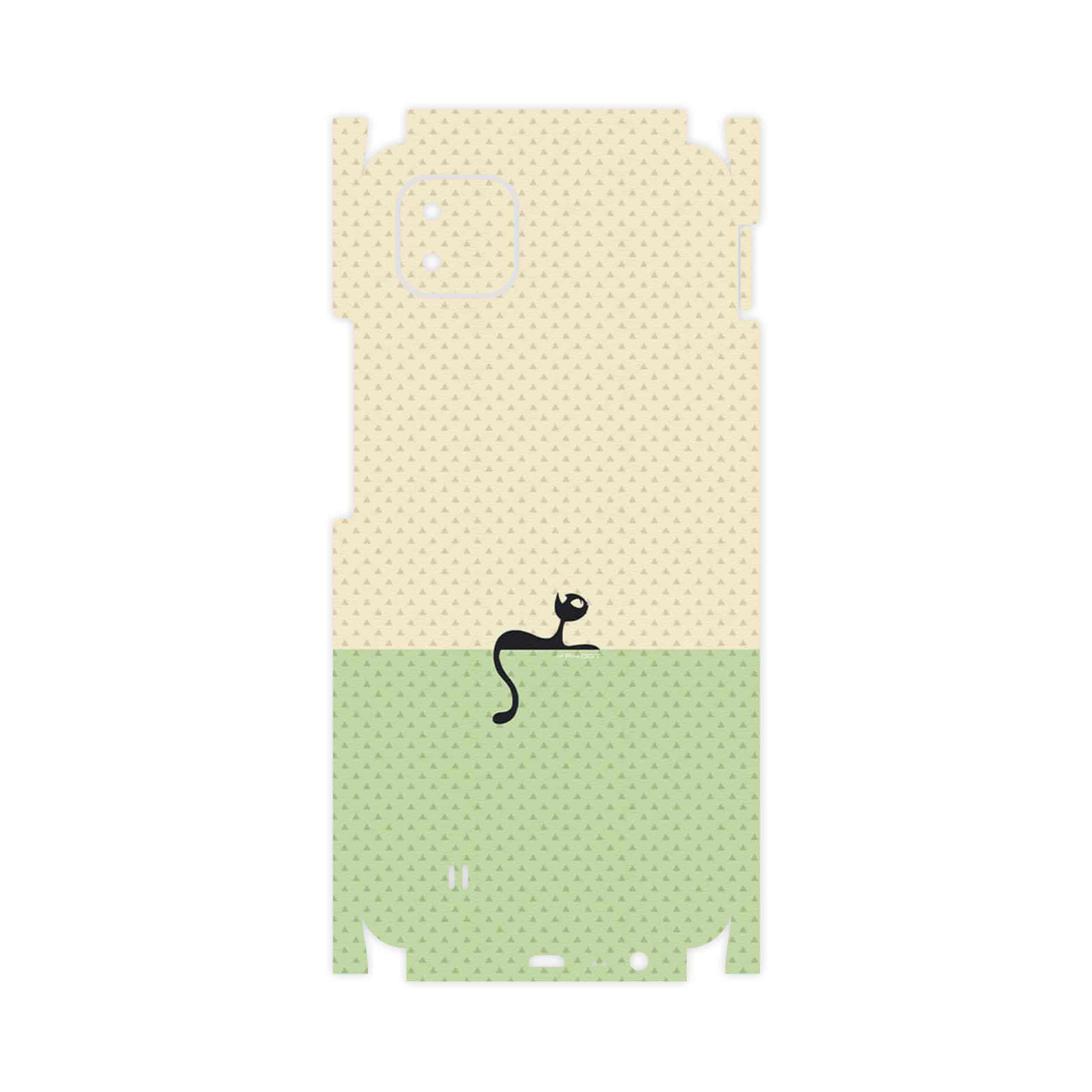 برچسب پوششی ماهوت مدل Minimal Internet Cat Icon-FullSkin مناسب برای گوشی موبایل ریلمی C11 2021