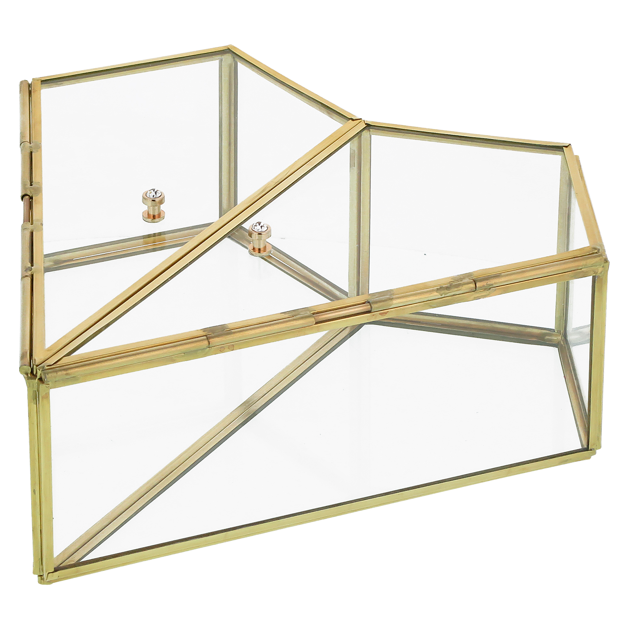 باکس شیشه ای مدل دردار طرح قلب کد 19